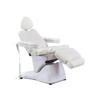 Lit facial électrique de luxe entièrement fonctionnel Chaise de traitement dermatologique Table de massage Lit de salon de beauté Mobilier moderne