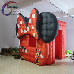 Costume gonflable de publicité de Noël géant d'arche gonflable de Mickey Mouse avec le bateau de ventilateur - Product Image 6