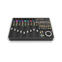 Controlador Remoto Universal DAW Behringer X-Touch, Equipo de Música de Estudio, 9 Faders Motorizados Táctiles y Tiras de Escritura LCD