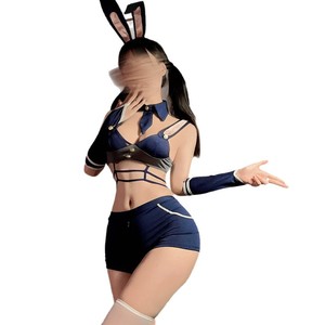 Midnight Bunny Inspector <span class=keywords><strong>Anime</strong></span> Fantasy Roleplay Lencería Travieso Lindo Coqueteo Orejas de conejo Body ajustable Ropa interior <span class=keywords><strong>sexy</strong></span> - Product Image 5