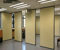 Installation facile Bureau Temporaire Réglable Pliant Chambre Diviseur Empilable Particion Muro Avec Cadre En Aluminium Cloison