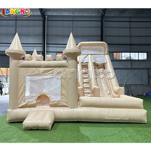 Castello Gonfiabile Bianco per Matrimoni con Piscina di Palline e Scivolo d'Acqua Gonfiabile - Product Image 3