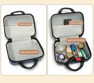 Organisateur de beauté portable à motifs personnalisés avec séparateurs ajustables, valise légère pour le transport, é<span class=keywords><strong>tui</strong></span> à maquillage de 14 pouces <span class=keywords><strong>en</strong></span> gros - Product Image 2