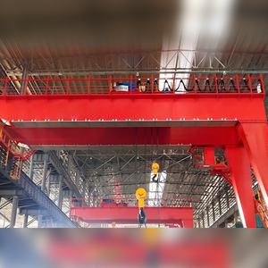 Hot Selling Heavy Duty 32 Tonnen 50 Tonnen Hub kapazität Doppelbalken-Halb portalkran für den Außenbereich - Product Image 3