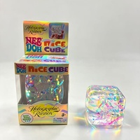 Vente en gros de cubes squishy scintillants de haute qualité 5,5/8,2 cm, à remontée lente, pour Noël, unisexes, jouets anti-stress