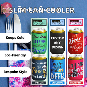 Sıcak satış özel Logo 3mm güdük tutucu moda Soda bira Coolie soğutucu süblimasyon toptan hediye için neopren Drinkware - Product Image 1