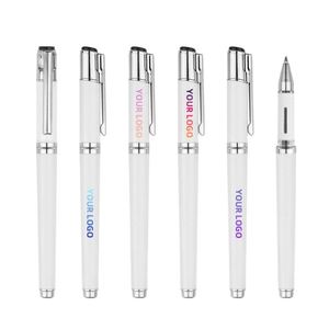 High-End Business Signature <b>White</b> Fashionable 0.5Mm Gel <b>Pen</b> With Custom Logo - Product Image 4