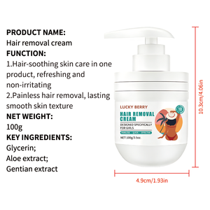 <span class=keywords><strong>Crema</strong></span> <span class=keywords><strong>Depilatoria</strong></span> de 100g para Todo Tipo de Piel, Efectiva, Indolora e Impecable para Brazos, Piernas, Pecho y Área Púbica - Product Image 3