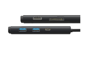 <span class=keywords><strong>Hub</strong></span> <span class=keywords><strong>USB</strong></span> <span class=keywords><strong>C</strong></span> 6 en 1, Adaptador <span class=keywords><strong>USB</strong></span> 3.1 Tipo <span class=keywords><strong>C</strong></span> a 2 <span class=keywords><strong>USB</strong></span> 3.0, <span class=keywords><strong>Hub</strong></span> PD de 100 W para Computadora Portátil y de Escritorio - Product Image 5