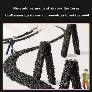 Barre de sésame noir Huanglaowu sans sucre et au miel, riche en calcium et en protéines, collation saine quotidienne et portable, 168g - Product Image 4