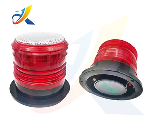 Luce di Segnalazione Solare Lampeggiante Ambra a Prezzo di Fabbrica, Lampada Faro LED Gialla per Avvertimenti Stradali - Product Image 4