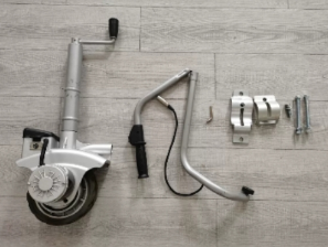 Remorque motorisée 12V avec cric, chariot, remorque électrique facile à déplacer, manœuvre, remorque, bateau - Product Image 6