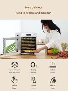 เครื่องอบแห้งอาหารขนาดเล็ก 10 ชั้น รุ่น Mini Arc สำหรับอบผลไม้แห้ง ผัก และอาหารต่างๆ ช่วยขจัดกลิ่น - Product Image 6