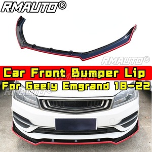 For Geely Emgrand Front Bumper <b>Lip</b> Front Bumper Splitter Diffuser Body Kit For Geely Emgrand 2018-2022 Car Accessories - Product Image 2