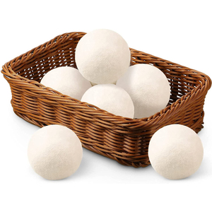 %100 Yün XL Boyut Çevre Dostu Yün Kurutma Topları Pamuklu Çanta ile (1500 Kullanım) - Product Image 3