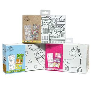 工厂直销优质白色帆布印花儿童绘画套装 - Product Image 1