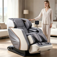 Fauteuil de massage électrique de luxe OEM ZHOUQI à gravité zéro avec scanner corporel 4D intégral et fonction zéro gravité pour tout le corps