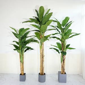 Venta al por mayor de plátano artificial bonsái árbol de plátano para la decoración de plantas artificiales de viaje Oficina hojas de plástico <span class=keywords><strong>falso</strong></span> de plástico para la decoración del hogar - Product Image 3