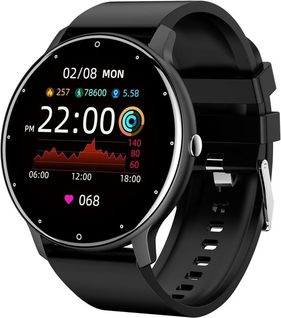 Smart Watches Fitness Tracker Step Counter Watch Heart Rate Monitor Watch Sleep Tracker Blood Pressure Oxygen Monitor Waterproof