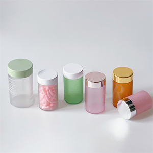 E-betterマットブラックホワイト150CC 150MLミニカプセル200mlペット用サプリメント瓶,<span class=keywords><strong>60</strong></span>個ビタミン - Product Image 5