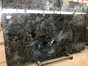 Decorative Stone Slab Blue Emerald <strong>Granite</strong> for Interior Wall Floor - Product Image 4