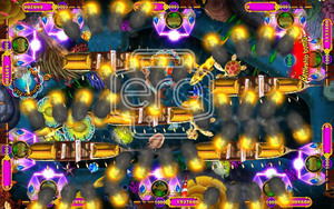 EraVortx Tiger <span class=keywords><strong>Bro</strong></span> <span class=keywords><strong>Video</strong></span> Shooting Fish Game Board Software Table Machine-Metal & Plastic Construction 110/220V Power - Product Image 5