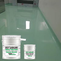 Revêtement de sol époxy LSY à séchage rapide pour usage industriel, antidérapant, imperméable, excellente adhérence