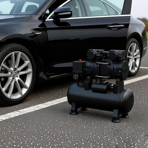 Compresseur d'air silencieux sans huile, pompe à air portable haute efficacité pour usage domestique et industriel, gonflage rapide des pneus pour voiture et - Product Image 1