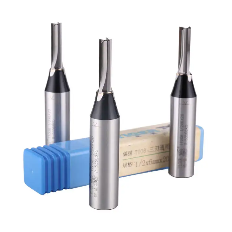 KWS RTS woodworking tool pcd cutting 3 flute cnc router bit pcd