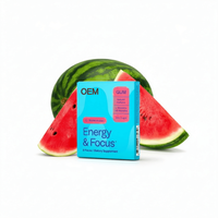 Source Factory : Chewing-gum Énergie & Concentration à la Pastèque (Poudre, Capsules, Gélules, Gommes, Comprimés, Pilules) |   OEM/Marque privée disponible
