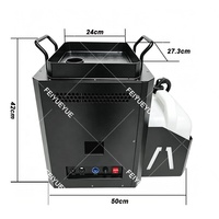 Máquina de Humo Vertical Metálica FEIYUEYEU DMX RC 3000W RGB LED con Pulverización Ascendente para Escenarios, DJ, Bodas, Clubes y Eventos Especiales