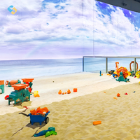 Área de Juegos para Niños, Proyector de Piso Interactivo, Piscina de Arena, Software de Proyección Interactiva, Juegos de Arena Interactivos para Interiores
