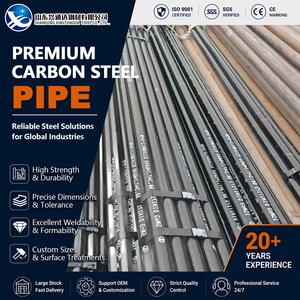 ท่อเหล็กกล้าคาร์บอน ASTM A53 รีดร้อน A106 Gr.B A179 รีดเย็น ขนาด 168.3 มม. 12 มม. สำหรับงานโครงสร้าง - Product Image 1