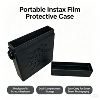 Boîte de rangement en plastique pour films instantanés Polaroid, étui de protection portable