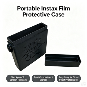 Caja de plástico para almacenamiento de película instantánea Polaroid, estuche protector portátil - Product Image 3