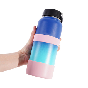 Housse de bouteille en silicone antidérapante |   Compatible avec les gobelets à large ouverture de 12-24 oz et 32-40 oz - Product Image 1