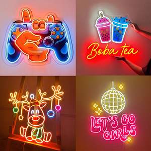 Dropshipping için şirket <span class=keywords><strong>Neon</strong></span> LOGO işareti dükkanı özel <span class=keywords><strong>Neon</strong></span> İşaretler duvar dekor için renkli UV baskılı Pop Art LED <span class=keywords><strong>Neon</strong></span> işık Up burcu - Product Image 4