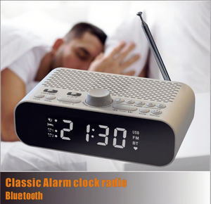 Xách tay BT Đa-Chức năng chất lượng cao loa máy tính để bàn với FM Đài phát thanh Internet đài phát thanh đồng hồ báo thức các tính năng - Product Image 2