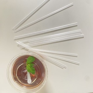 Smartops Chất lượng cao trong suốt màu đen dùng một lần nhựa straws6 * 190mm cá nhân đóng gói thích hợp cho barsandparties - Product Image 3