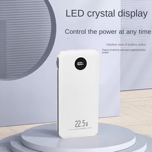 Power Bank PD22.5W a Ricarica Super Veloce con Spina, Batteria Portatile in Plastica da 10000mAH, Power Bank Personalizzabile per Regali e Vendita all'Ingrosso - Product Image 5