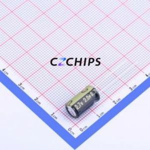 Supercondensador SDA2R7L2050813, Componente de Montaje en Orificio (THT), P=3.5mm, Condensador 2F -10%~+30% 2.7V 4uA@72hrs - Product Image 1