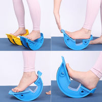 Civière de mollet Dispositif à bascule de pied durable Pied à bascule Jambe tendue Muscle Cheville Massage Fitness Pédale Civière