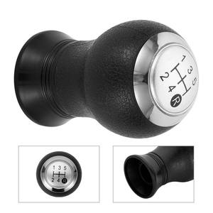 Pomo de palanca de cambios de cuero negro de 5/6 velocidades ergonómico para Toyota Corolla Yaris - Product Image 2