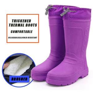 विरोधी तेल पर्ची आर्कटिक ठंडे मौसम के जूते और अत्यधिक सर्दियों के लिए फैशन और कार्य को गर्म रखने के लिए गर्म थर्मल एवा लड़ाकू जूते - Product Image 5