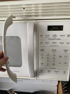 Podoy spasi putih ditingkatkan XL pegangan pintu Microwave pengganti kompatibel <span class=keywords><strong>DR</strong></span> umum elektrik JVM1330WW01 JVM1340WW02 - Product Image 4