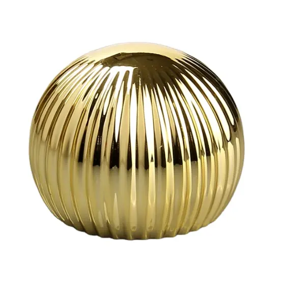 wholesale high quality round ball shape plastic cap crimp pump glass perfume bottle lid