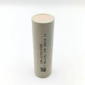 Bateria original de grau A Power, molicell 21700 P45B 4500mAh, 3.7V Max 45A, suporte de descarga -40 graus Celsius, baixa temperatura