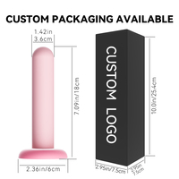 Dildo réaliste en silicone de 8,5 pouces avec base à ventouse puissante, étanche IPX7, jouet sexuel à chargement magnétique pour stimulation du point G, vaginal et anal