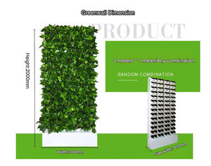 Macetas verticales de <span class=keywords><strong>flores</strong></span>, planta hidropónica de plástico, pared verde - Product Image 2