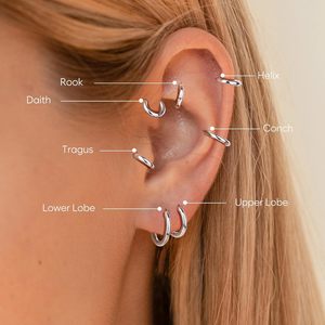 Carino piccolo Huggie Hoop orecchino <span class=keywords><strong>Set</strong></span> 316L <span class=keywords><strong>acciaio</strong></span> inossidabile <span class=keywords><strong>chirurgico</strong></span> oro classico Piercing multiplo regalo - Product Image 3